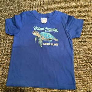 Boys 2T blue Grand Cayman shirt sleeve t shirt